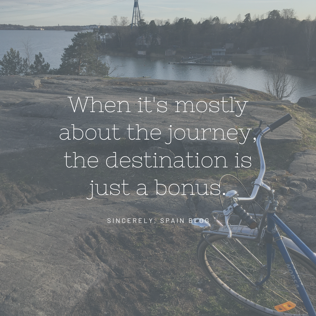 When it's mostly about the journey, destination is just a bonus.
