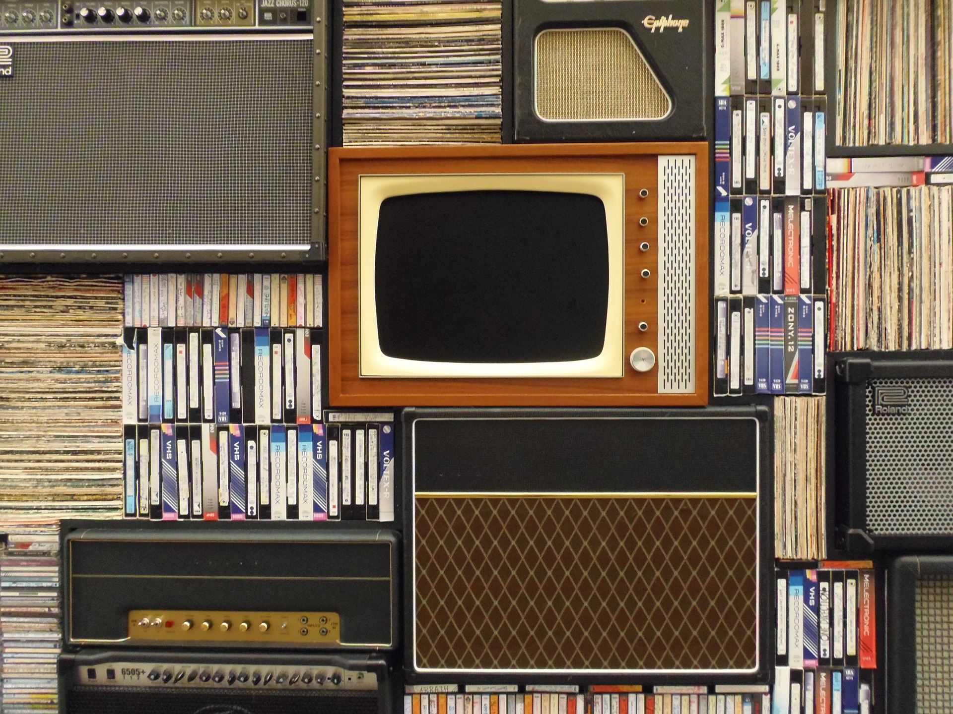 While your TV might not look like this any more, any way of watching videos can help you improve your language skills.