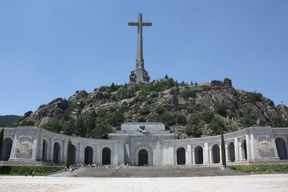 Valley of the Fallen, Monument designed by Franco by those who fell during the Spanish Civil War that acts as his current resting place.