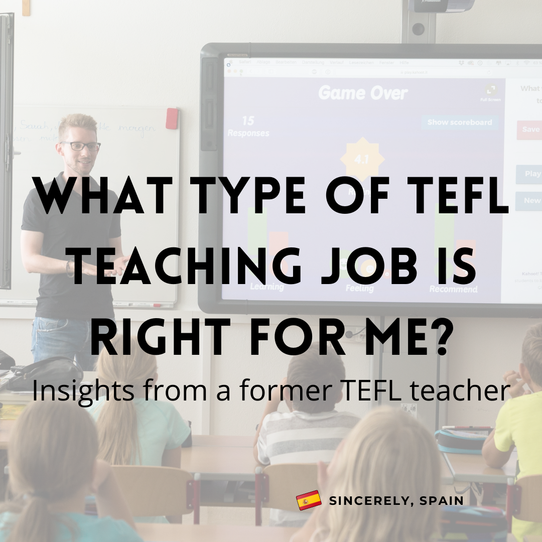 What Type of TEFL Teaching Job is Right for Me