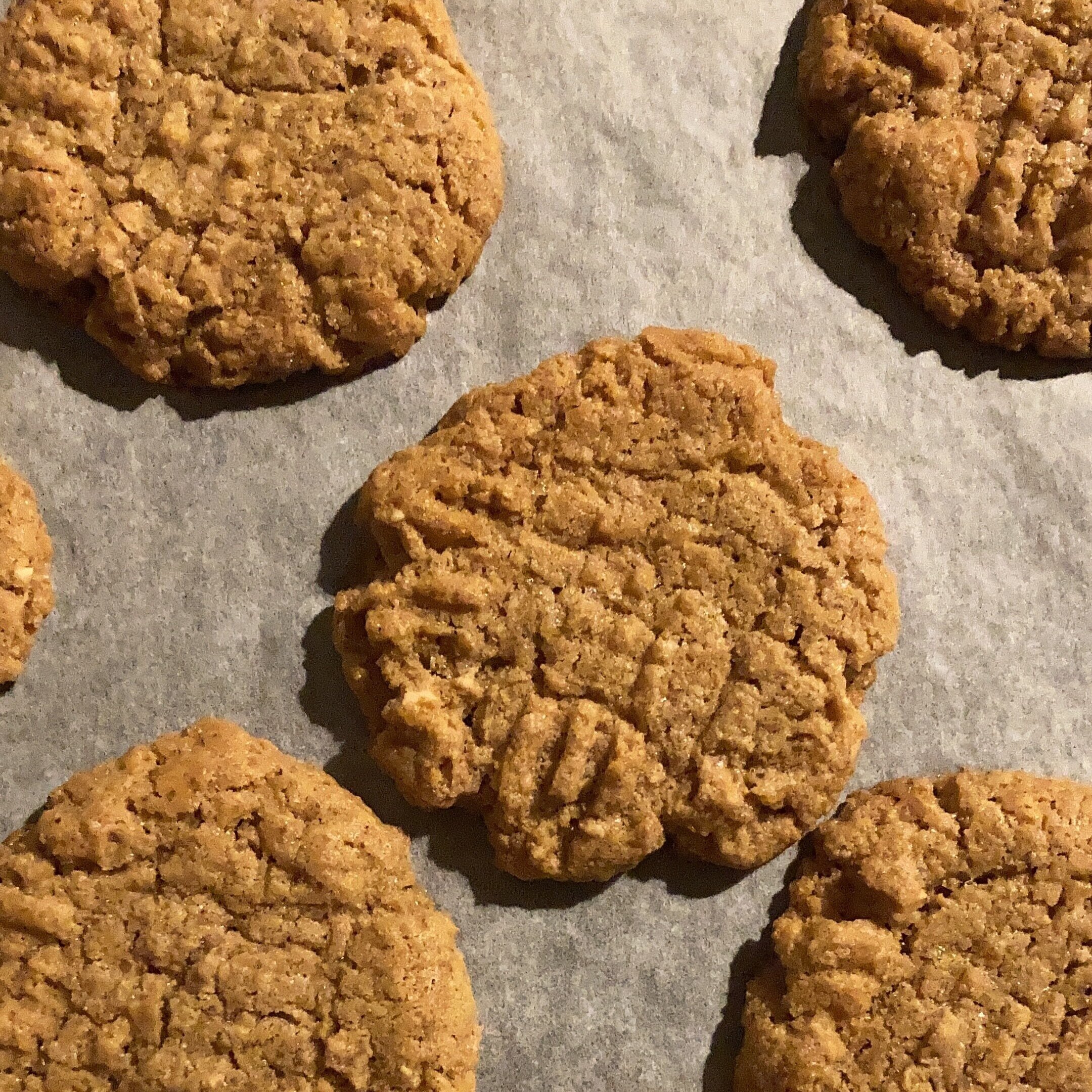 Fresh peanut butter cookies are always a good option.