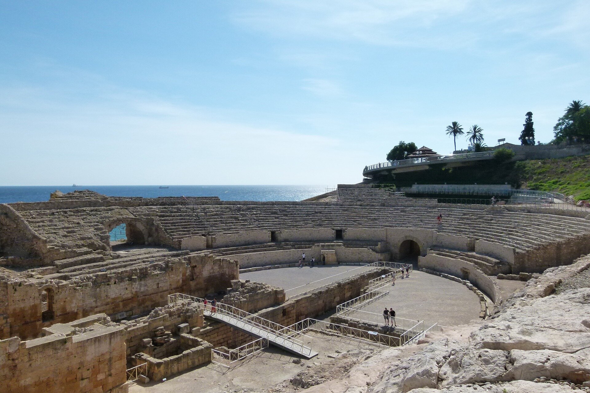 Roman ruins in Tarragona. Photo by Marc Pascual on Pixabay.