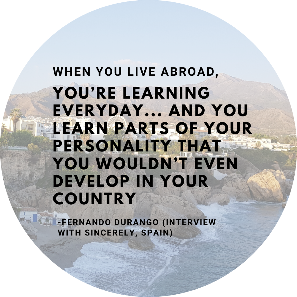 Fernando Durango in interview with Sincerely, Spain