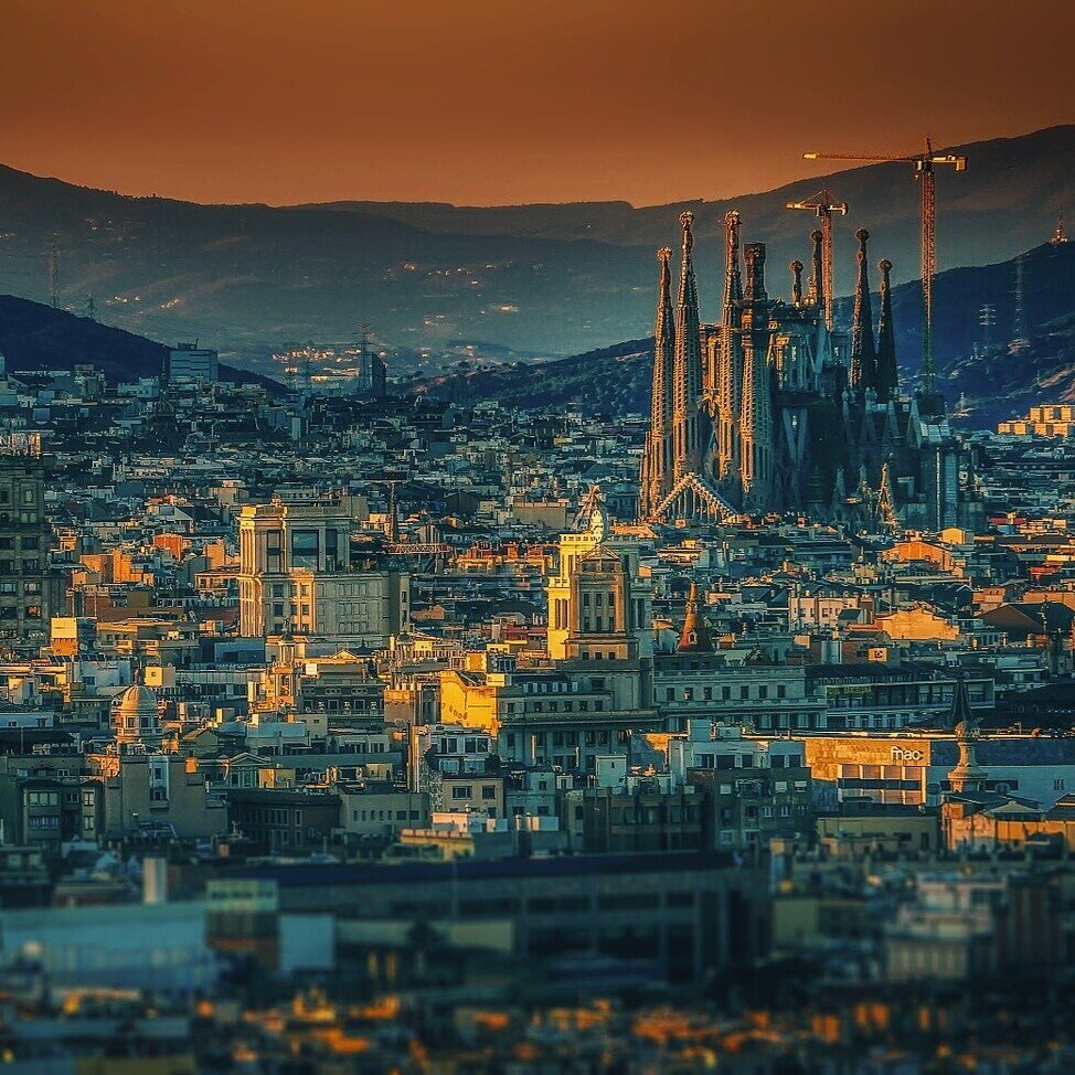 View of Barcelona. Photo by Walkerssk on Pixabay