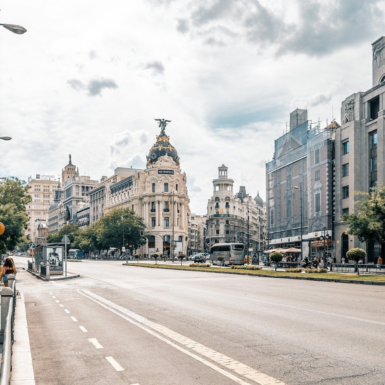 Madrid city center. Photo by c1n3ma on Pixabay
