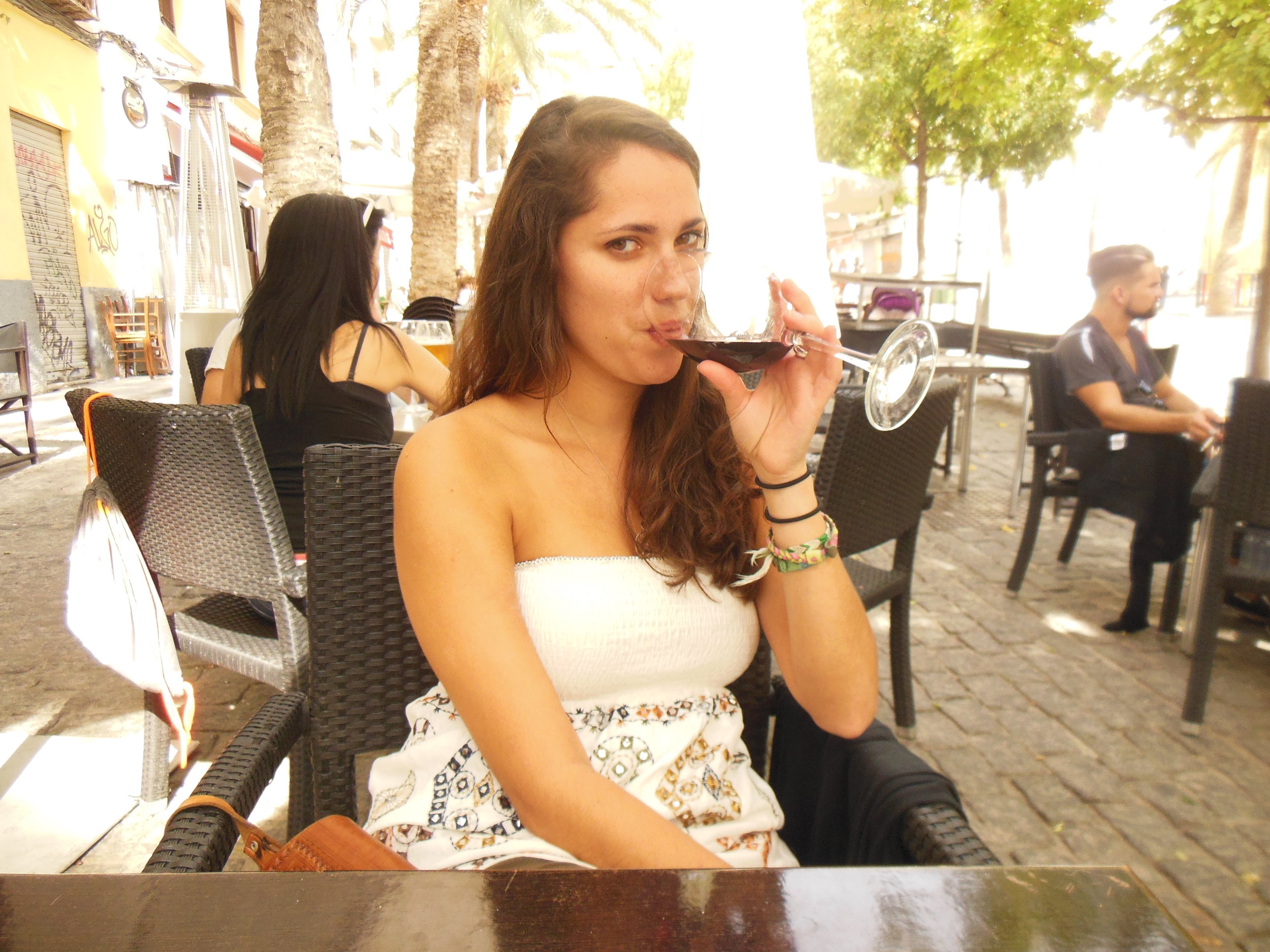 If I could summarize what I envisioned my life in Spain would look like, it’d be this photo!