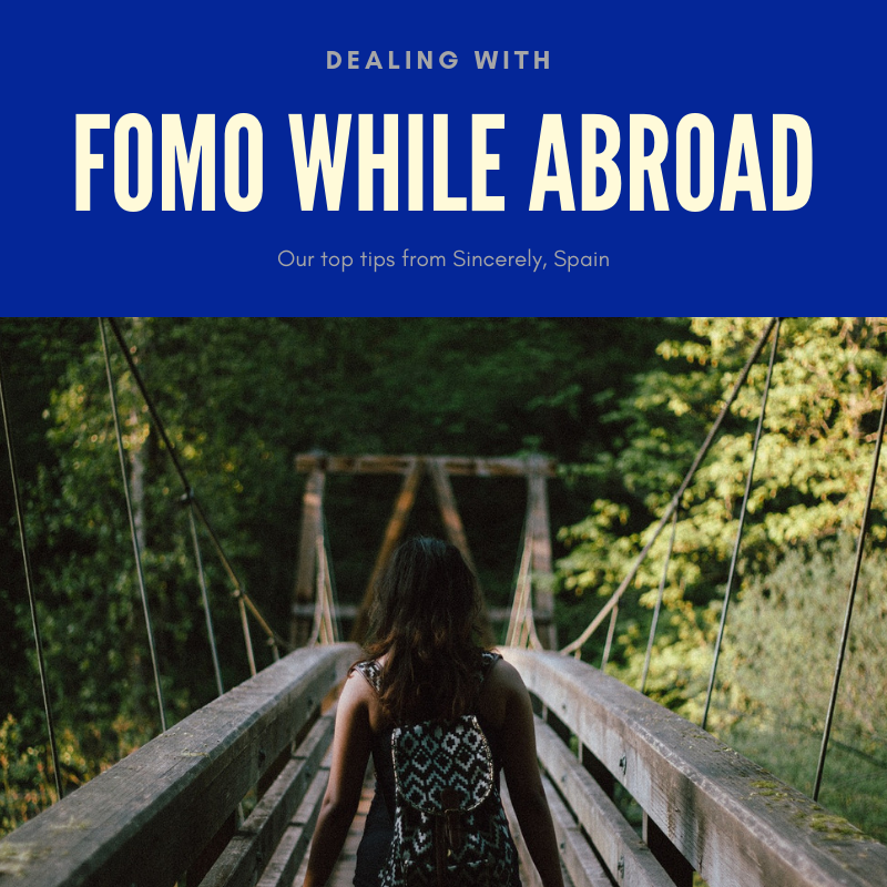 Dealing with FOMO while abroad.