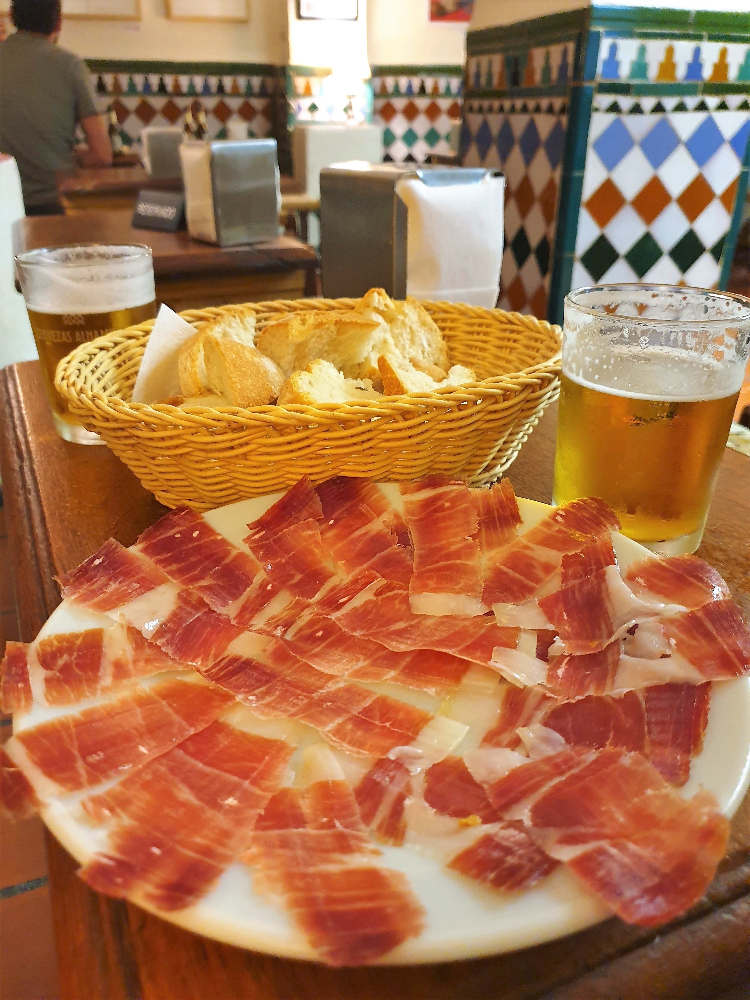 Be sure to savor the sensory experience of your ham, especially jamón de bellota which essentially melts in your mouth.
