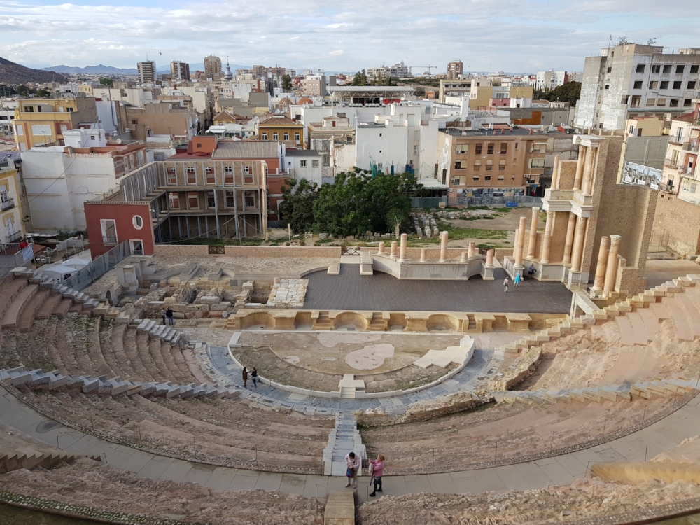 The Roman Theater can be appreciated from above at no cost.